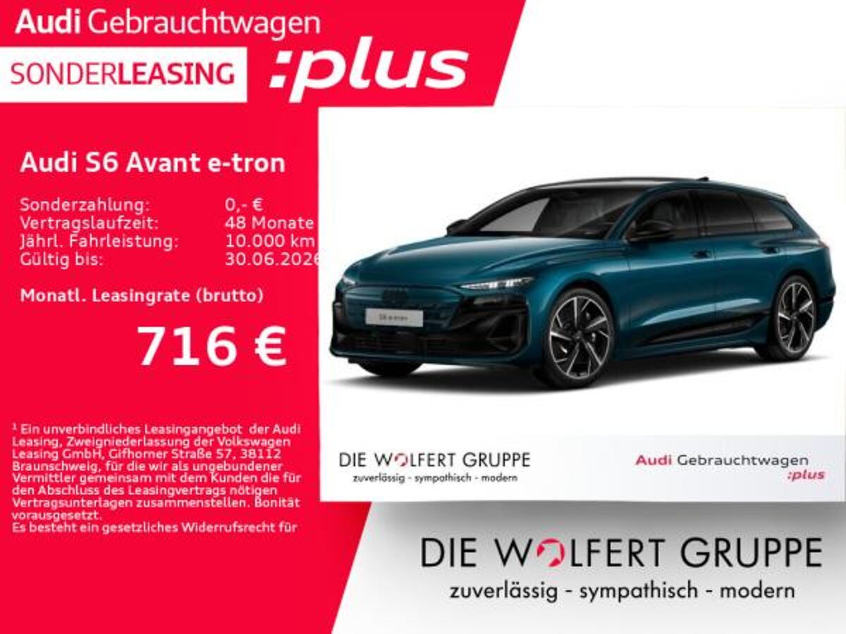 Audi S6 e-tron S6 Avant e-tron PANO*B&O*AHK*ACC*SITZBELÜFTUNG bild