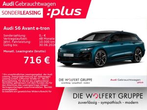 Audi S6 e-tron S6 Avant e-tron PANO*B&O*AHK*ACC*SITZBELÜFTUNG bild 1