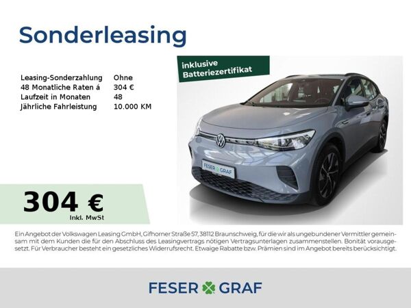 Volkswagen ID.4 Pure ACC Alu 19 CarPlay Navi RüKa Sitzh. bild