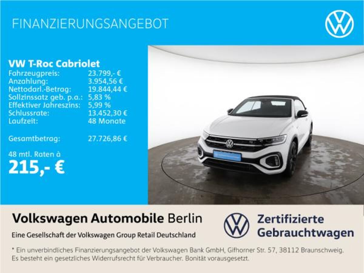 Volkswagen T-Roc Cabriolet 1.5 TSI R-Line bild