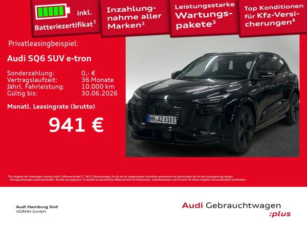 Audi SQ6 e-tron quattro INTERIEUR-S/PANO/AHK/360°/ACC bild