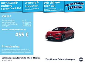 Volkswagen ID.7 Pro S GAR 2030 Navi AHK Kamera uvm Volkswagen ID.7 Pro S GAR 2030 Navi AHK Kamera uvm