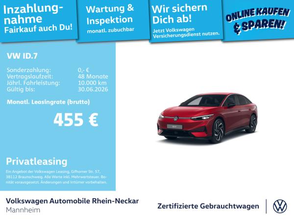 Volkswagen ID.7 Pro S GAR 2030 Navi AHK Kamera uvm bild