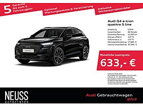 Audi Q4 e-tron 45 quattro S line HUD+AHK+ACC+MATRIX+ HPC Audi Q4 e-tron 45 quattro S line HUD+AHK+ACC+MATRIX+ HPC