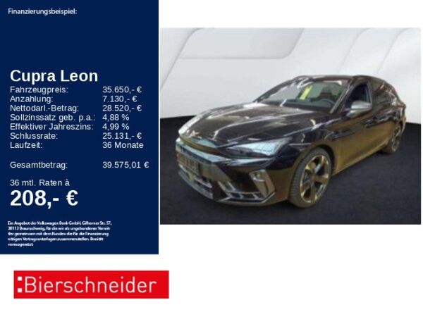 Cupra Leon SP 1.5 TSI e-Hybrid DSG AHK EDGE GANZJAHR bild
