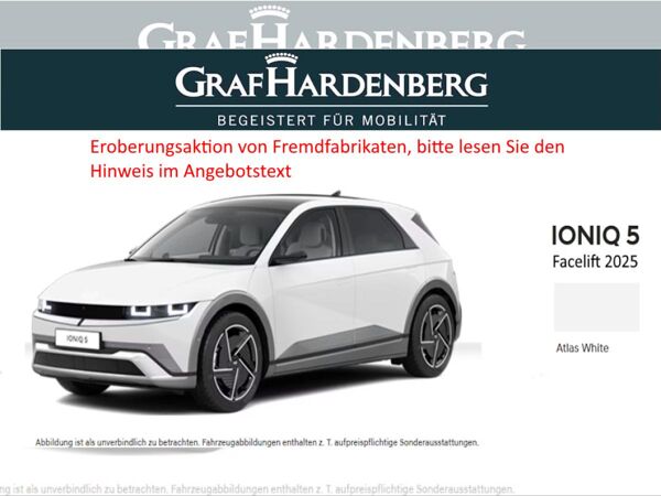 Hyundai IONIQ 5 63 kWh Batterie 125 kW (170 PS) CENTRIQ Eroberungsaktion bild
