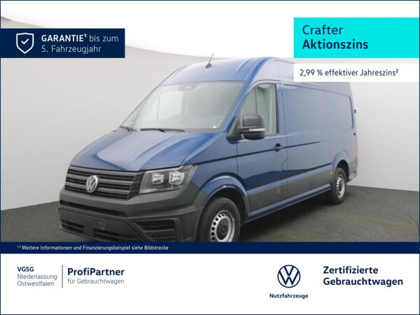 Volkswagen Crafter Kasten Mittel AHK RearView PDC Navi Euro6 bild