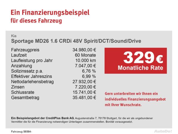 Kia Sportage MD26 1.6 CRDi 48V Spirit/DCT/Sound/Drive bild 5