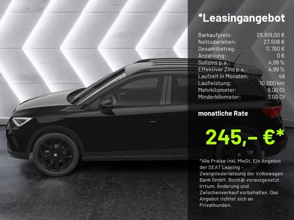 Seat Arona 1.5 TSI DSG FR Black Edition LED *SN634* bild 3