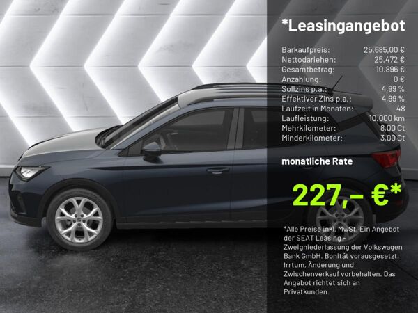 Seat Arona 1.0 TSI DSG FR PDC SHZ KAMERA NAVI LED bild 3