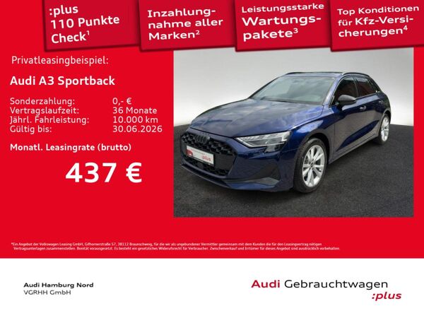 Audi A3 Sportback 2.0 TDI S line S tronic Nav ACC LED bild