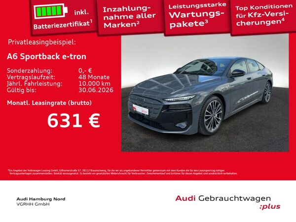 Audi A6 e-tron A6 Sportback e-tron performance S line AHK LM20 bild