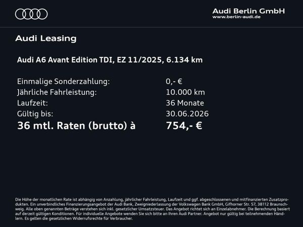 Audi A6 Avant edition one TDI quattro S tronic bild 2