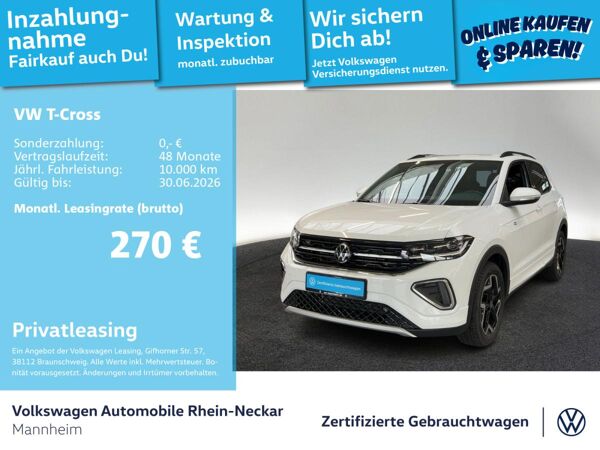 Volkswagen T-Cross 1.0 TSI R-Line DSG GAR 2030 Navi PDC Matrix LED uvm bild