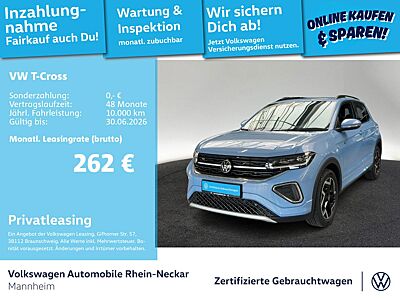 Volkswagen T-Cross 1.0 TSI R-Line DSG GAR2030 Navi PDC LED uvm