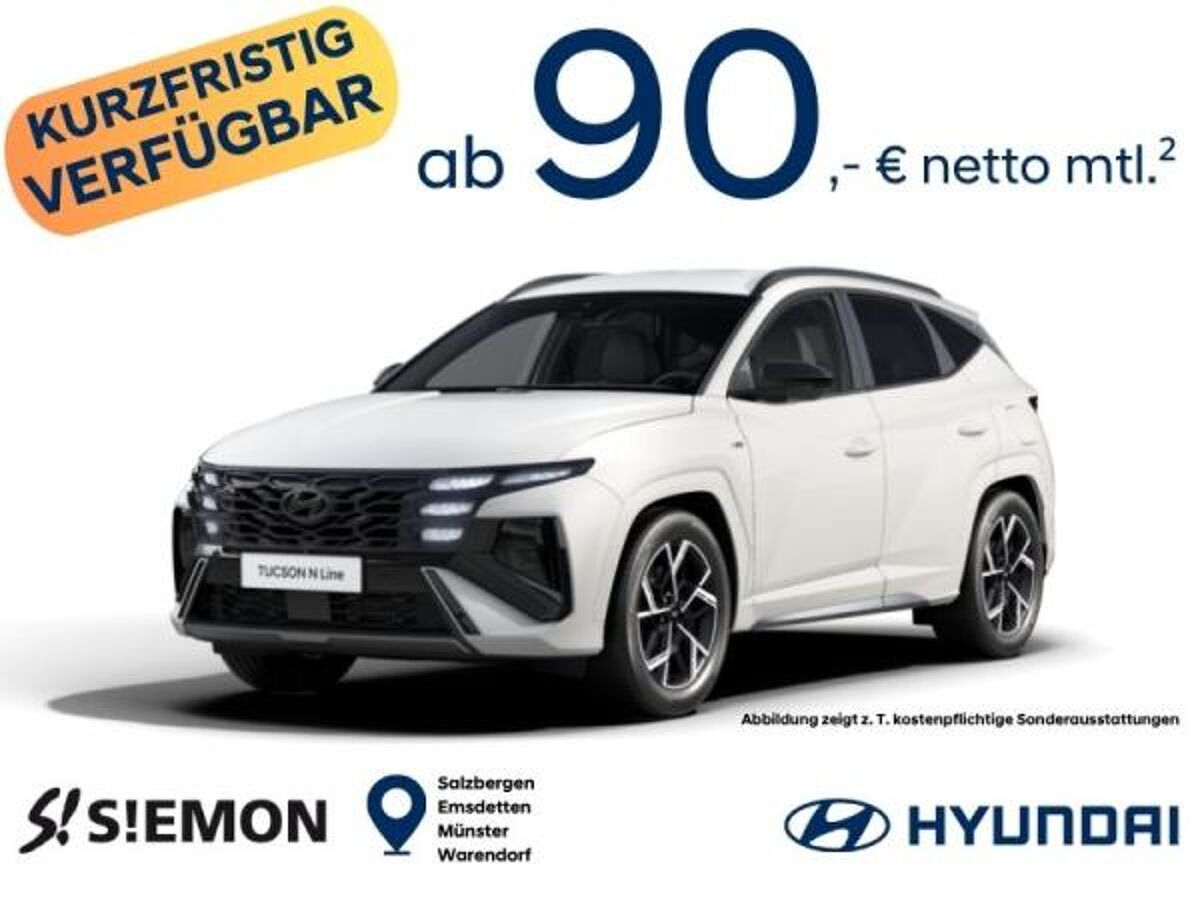 Hyundai TUCSON N-Line ✔️ 1.6 T-GDI ✔️ 110 kW ✔️ MY26 ✔️ 7-Gang-DCT ✔️ kurzfristig verfügbar ✔️ Gewerbekundenangebot bild