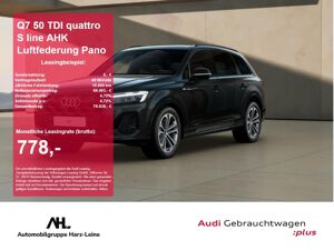 Audi Q7 50 TDI quattro S line AHK Luftfederung Pano bild 1