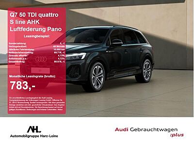 Audi Q7 50 TDI quattro S line AHK Luftfederung Pano