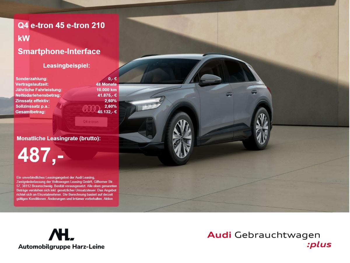 Audi Q4 e-tron 45 e-tron Smartphone-Interface Sportsitze bild