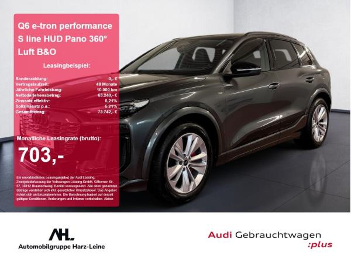 Audi Q6 e-tron performance S line HUD Pano 360° Luft B&O bild