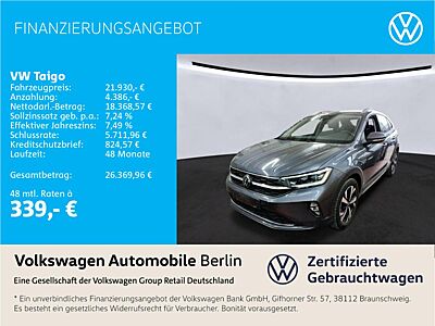 Volkswagen Taigo 1.0 TSI DSG Style Navi LED SHZ ACC PDC