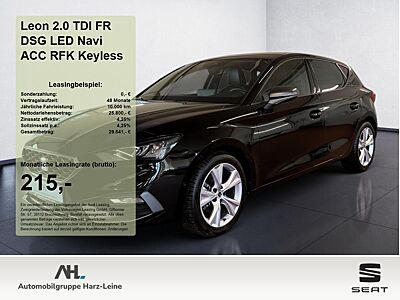 Seat Leon 2.0 TDI FR DSG LED Navi ACC RFK Keyless ACC