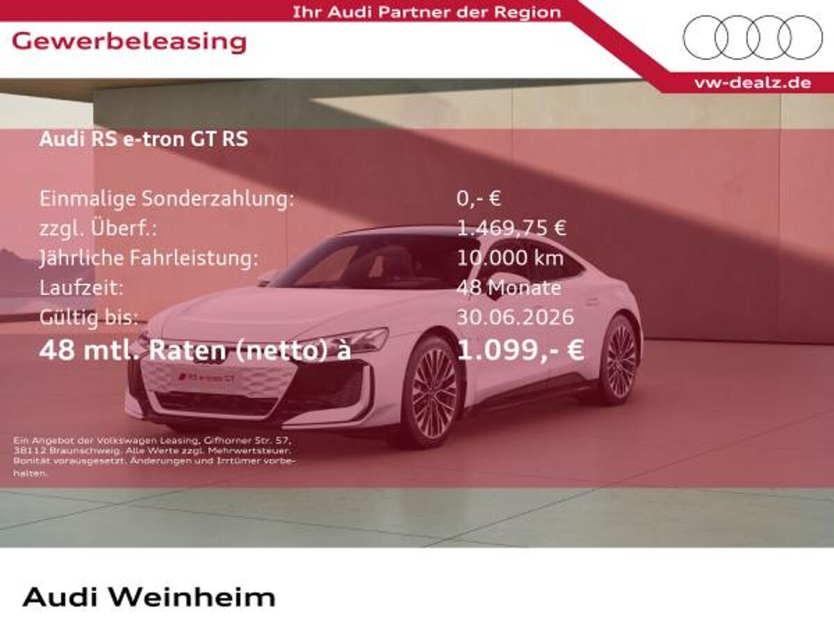 Audi RS e-tron GT KLIMA NAVI PANO LED Bang & Olufsen bild
