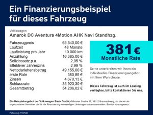Volkswagen Amarok DC Aventura 4Motion AHK Navi Standhzg. LED bild 3