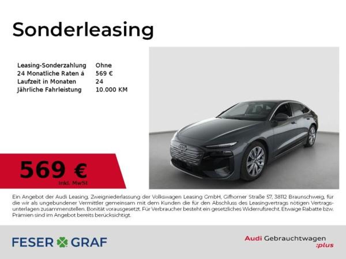 Audi A6 e-tron Sportback qu S line LUFT AHK HuD 360° bild