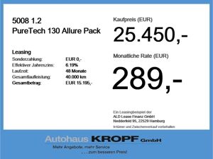 Peugeot 5008 1.2 PureTech 130 Allure Pack LED+Navi+SHZ bild 4