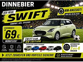 Suzuki Swift "Club" WM-Edition inkl. Navi u.v.m. Suzuki Swift "Club" WM-Edition inkl. Navi u.v.m.