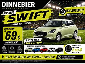 Suzuki Swift "Club" WM-Edition inkl. Navi u.v.m.