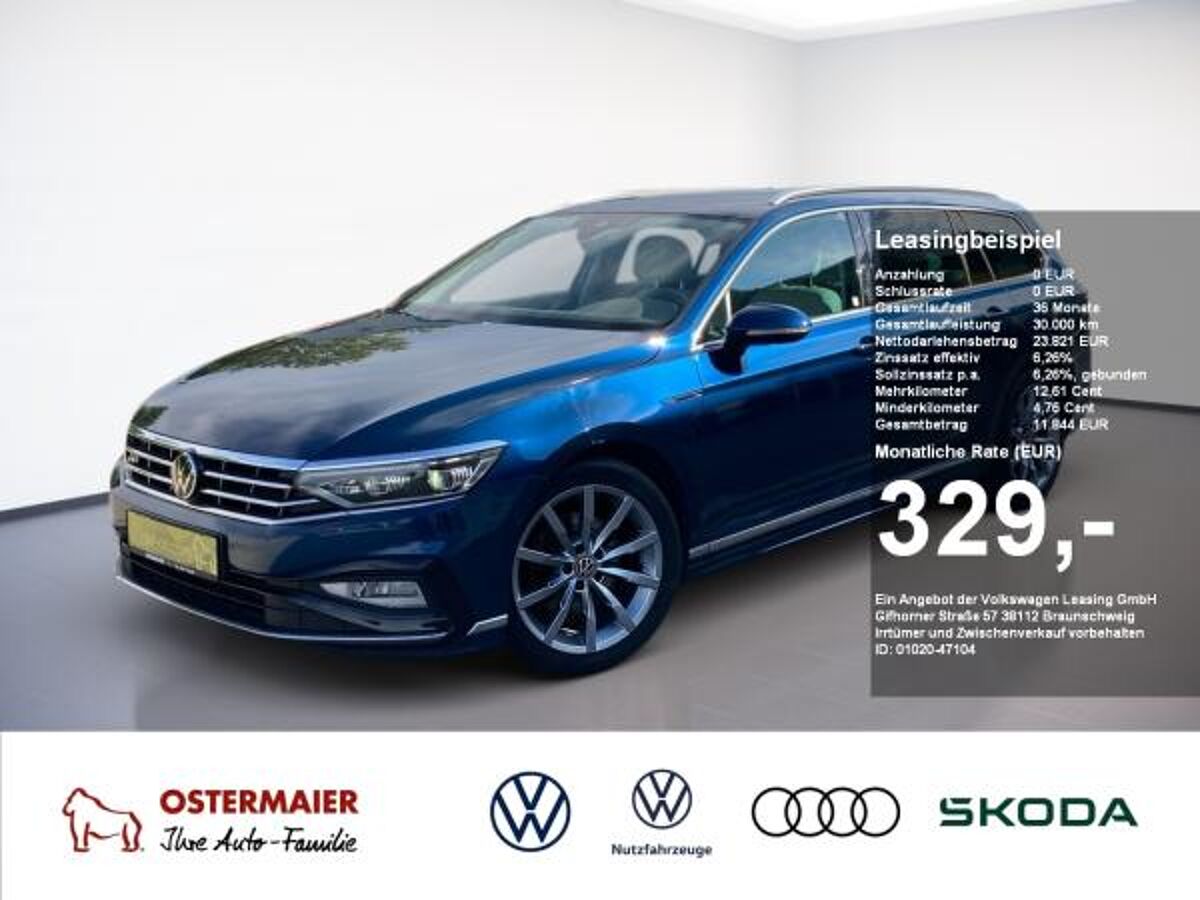 Volkswagen Passat Variant R-LINE 2.0TDI 4M DSG MATRIX.AHK.LEDER.KAMERA.NAVI.SHZG bild