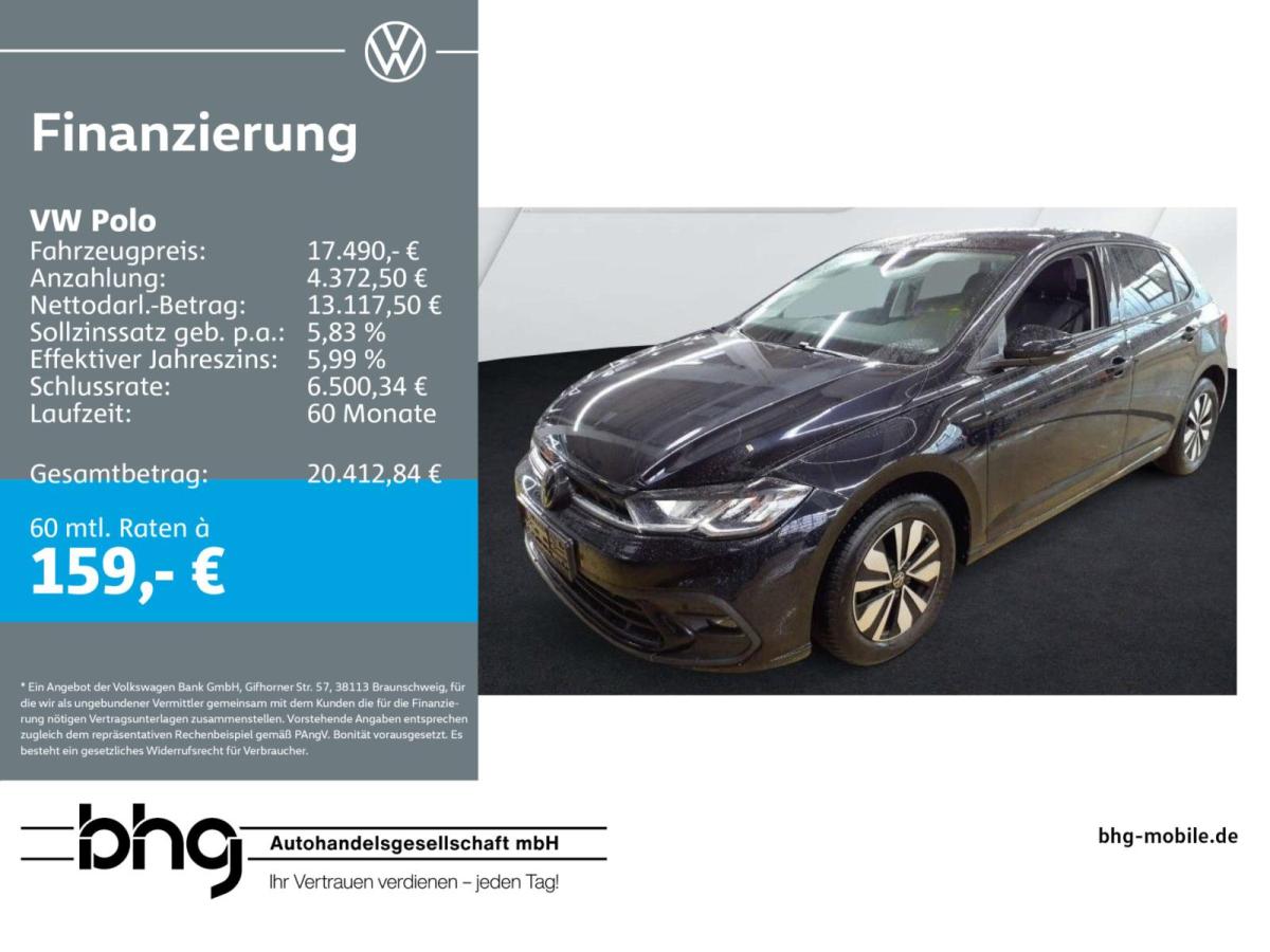 Volkswagen Polo 1,0 l TSI OPF GOAL ACC TravelAssist Navi connect Climatronic LED Nebel Ambi bild