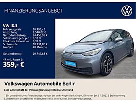 Volkswagen ID.3 Pro S 150/77 Wärmepumpe Navi LED ACC PDC Volkswagen ID.3 Pro S 150/77 Wärmepumpe Navi LED ACC PDC
