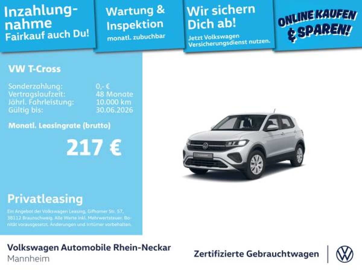 Volkswagen T-Cross 1.0 TSI App-Connect PDC LED uvm bild