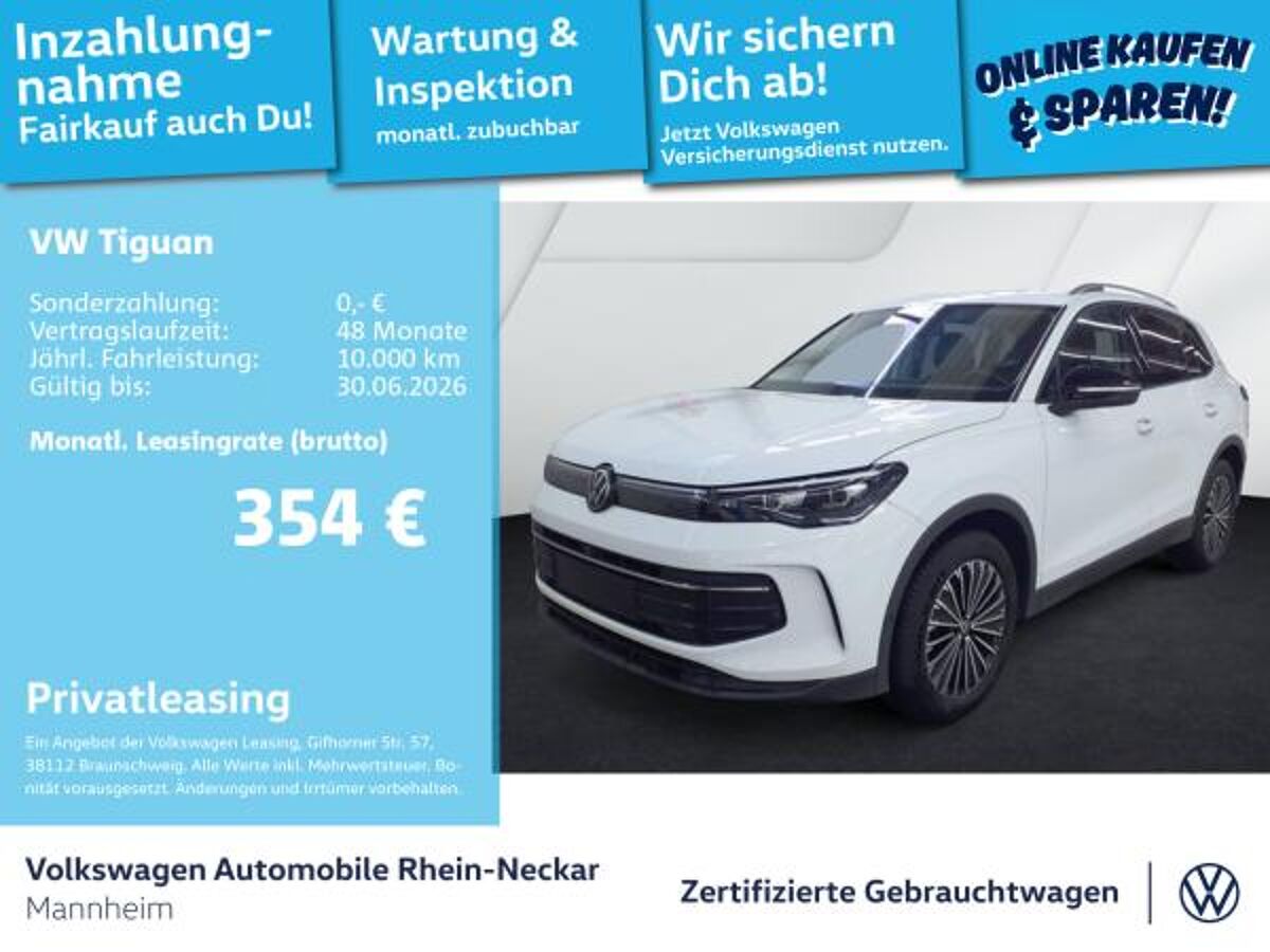 Volkswagen Tiguan 1.5 eTSI GOAL DSG Navi AHK Kamera UVM bild