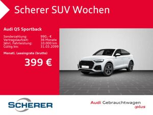 Audi Q5 Sportback S line 50 TDI 360°KAMERA AHK OPTIK-SCHWARZ+ MATRIX bild 1