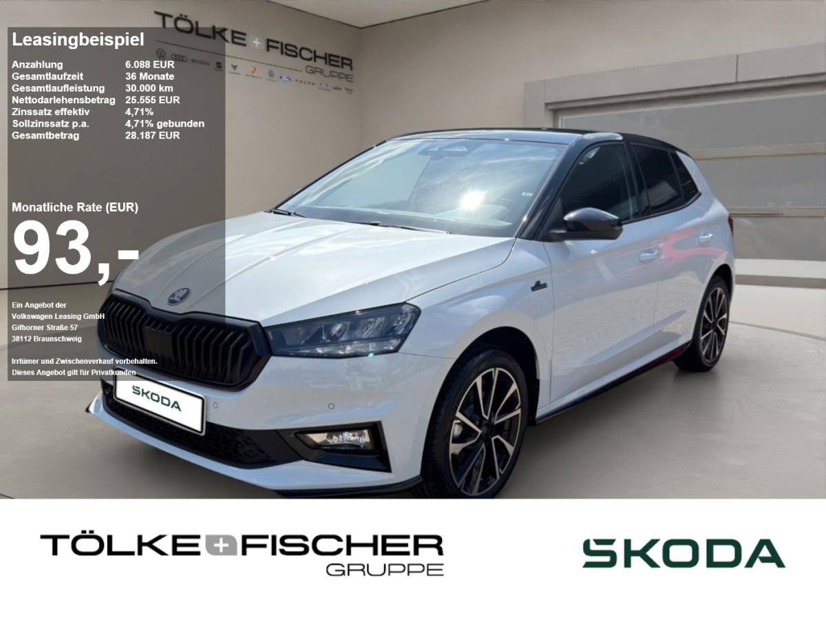 Skoda Fabia SOFORT VERFÜGBAR! 1.0 TSI Monte Carlo ACC AUT Kam. Navi LED bild