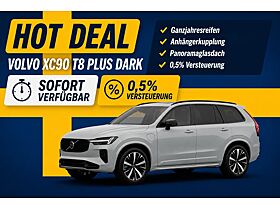 Volvo XC90 T8 PHEV AWD Plus Dark *Allwetter+AHK+HUD+PANO+sofort verfügbar*🔵🟡