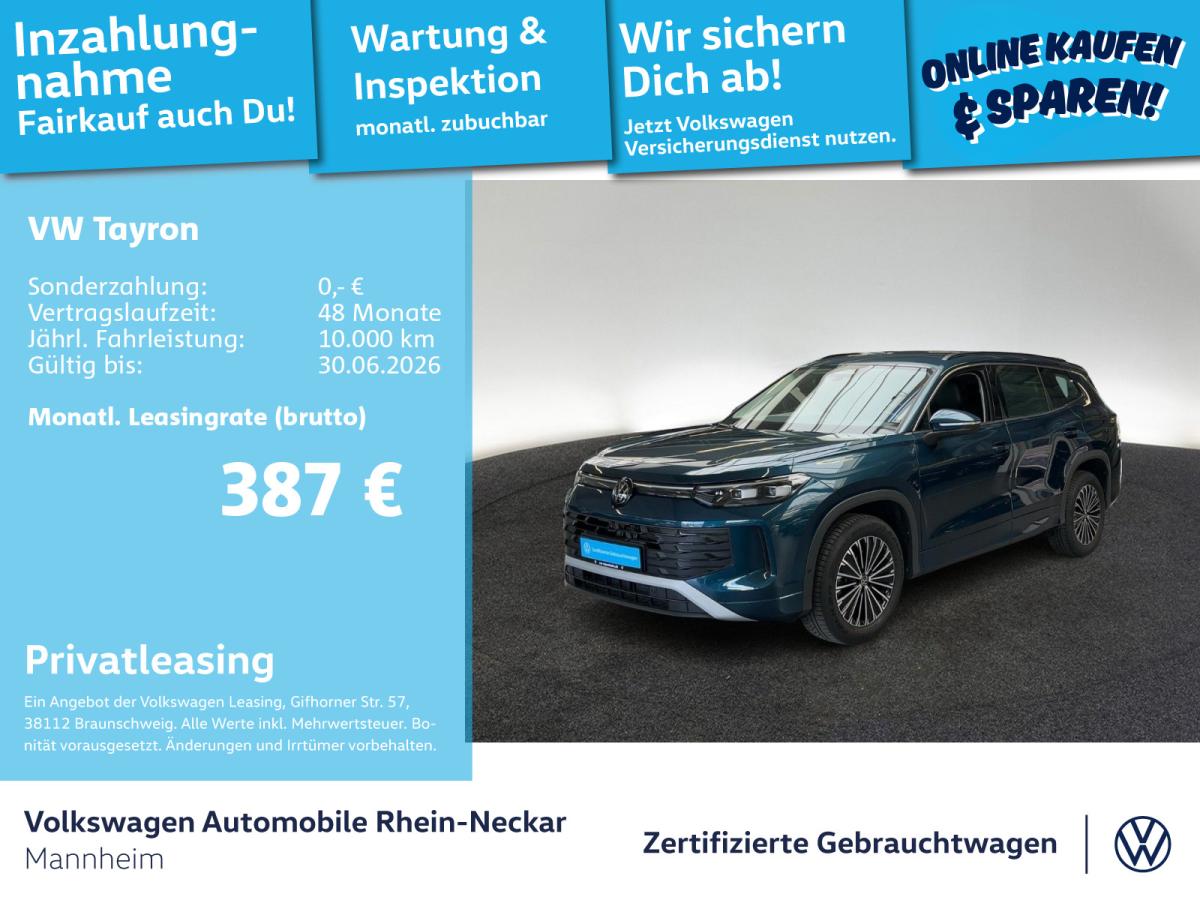 Volkswagen Tayron 2.0 TDI Life DSG 4Motion 7-Sitzer Navi AHK Kamera uvm. bild