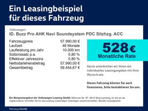 Volkswagen ID.Buzz ID. Buzz Pro AHK Navi Soundsystem PDC Sitzhzg. ACC bild 4
