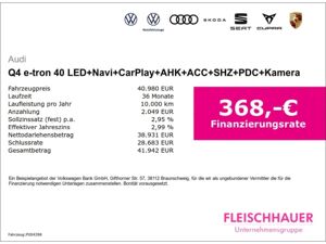 Audi Q4 e-tron e-tron 40 LED+Navi+CarPlay+AHK+ACC+SHZ+PDC+Kamera bild 5