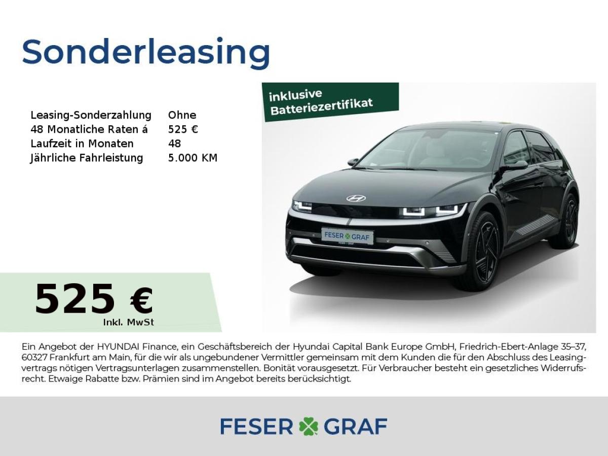Hyundai IONIQ 5 Ioniq 5 UNIQ LEDER PANO 360° CAM-PAKET VOLLAUSS. bild