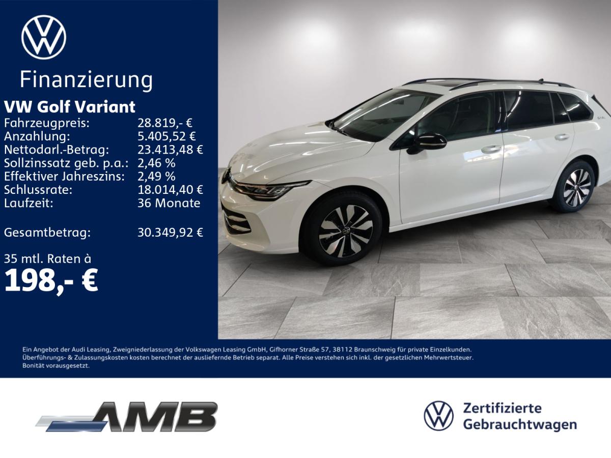 Volkswagen Golf Variant Goal 2.0 TDI AHK/Pano/Standh/10.30Garantie bild