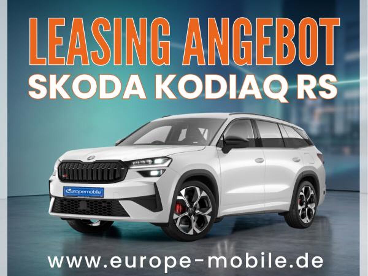 Skoda Kodiaq RS 2026 2.0 TSI 195kW 4x4 DSG (UVP 65.889€/KW9/26) 7-SITZE/PANO/MATRIX/AHK/WINTER/STANDHZG/4J.GARANT bild