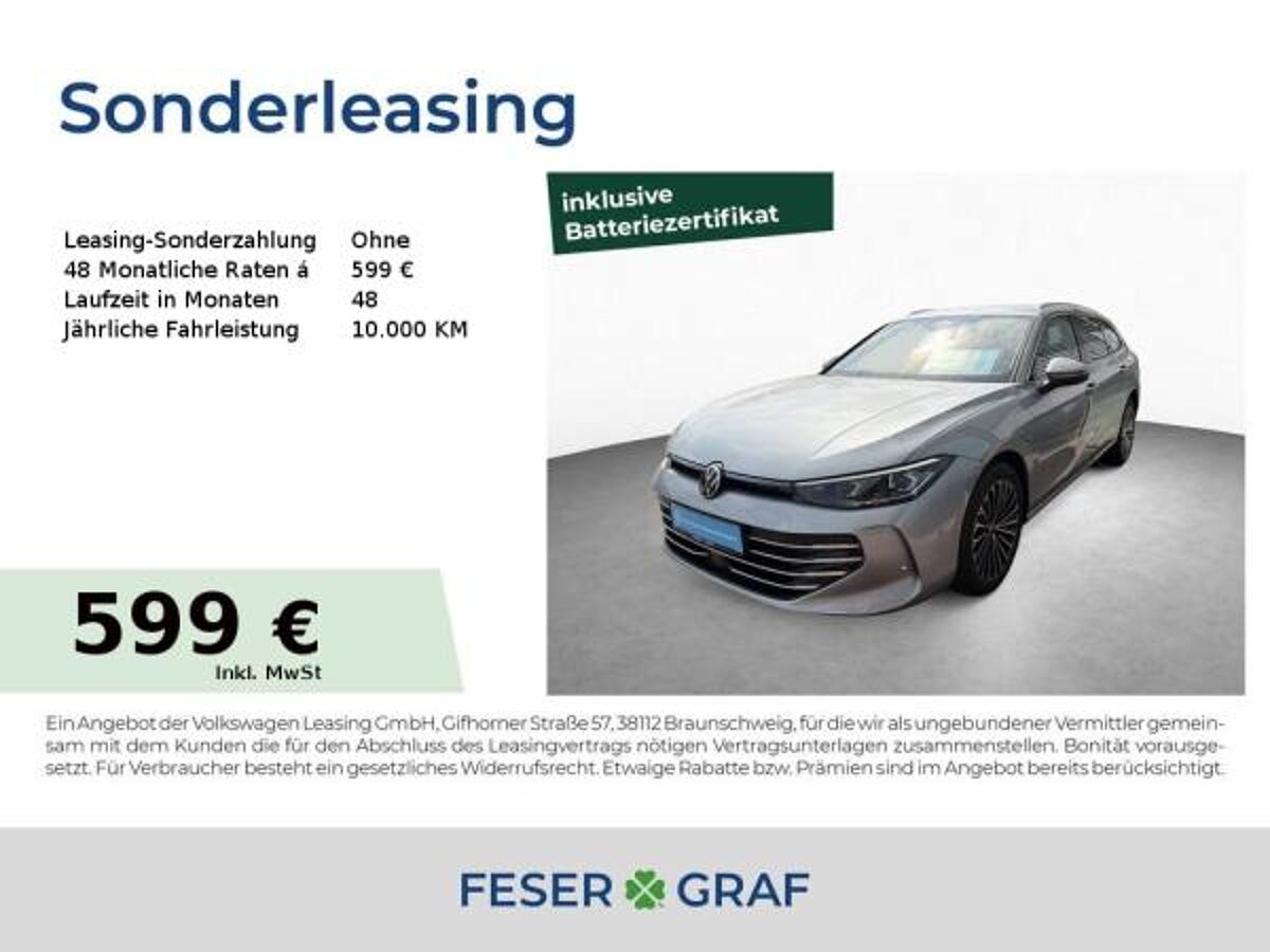 Volkswagen Passat Variant 1.5 eHYBRID ACC LED-MATRIX 4xSHZ bild