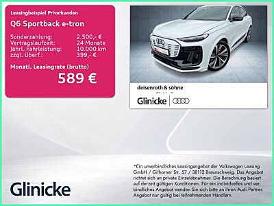 Audi Q6 e-tron Q6 Sportbackperformance S line/AHK/Pano/HuD/Assist/Luft