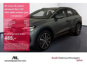 Audi Q4 e-tron 45 quattro advanced Navi LED GRA Optik schwarz plus Audi Q4 e-tron 45 quattro advanced Navi LED GRA Optik schwarz plus
