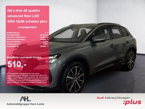 Audi Q4 e-tron 45 quattro advanced Navi LED GRA Optik schwarz plus bild 1